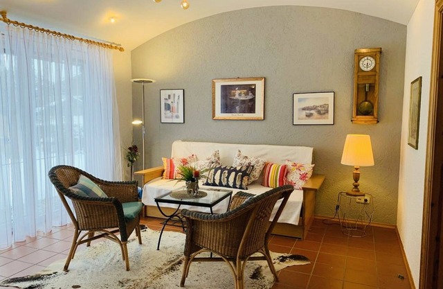 Ferienwohnung, 52 qm, 1 Schlaf- und 1 Wohn-/Schlafzimmer, Terrasse