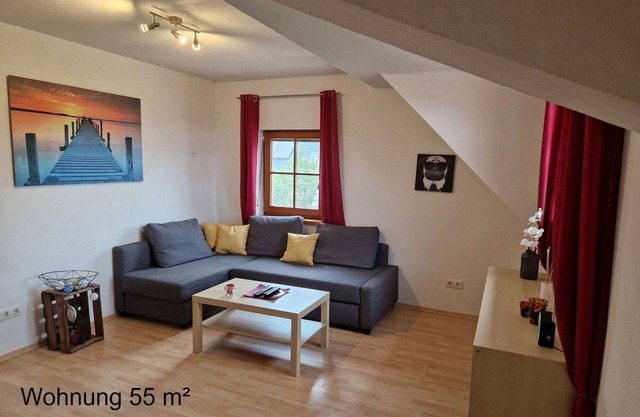 Ferienwohnung, 55qm, 1 Schlafzimmer, max 3 Personen