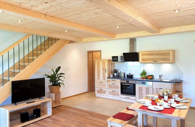 Ferienwohnung Abendrot, 86 qm Maisonette, 2 Separate Schlafzimmer