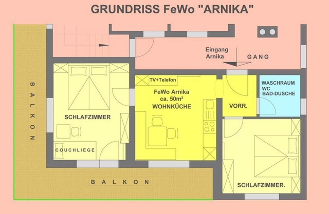 Ferienwohnung Arnika - Appartementhaus Lechner