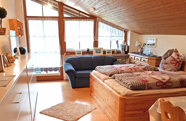 Ferienwohnung "Bergblickl" 28 qm, Dachgeschoss mit Balkon