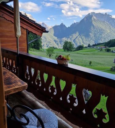 Ferienwohnung Datzmannlehen mit traumhaften Bergblick und Sauna