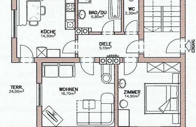 Ferienwohnung Erdgeschoss - Appartements Jeitner