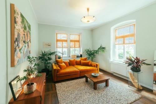 Ferienwohnung Feel Good Apartment - zentrale 65qm Design Fewo im Zittauer Gebirge - bahnhofsnah in ruhiger Lage