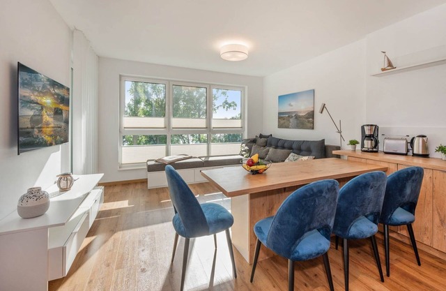 Ferienwohnung Haffblick 8 - "exklusives 61m² Apartment mit Haff-blick Ruhige Lage Balkon & Wlan