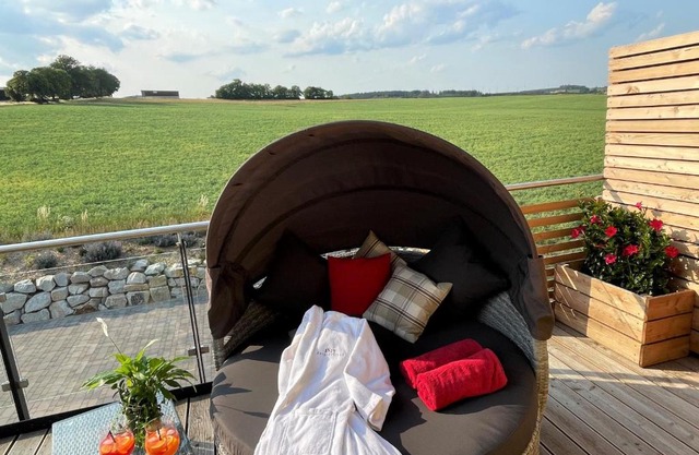 Ferienwohnung im Chaletstil Giebeltraum 115 qm Wellness Fitness Sauna Bergrödelhof