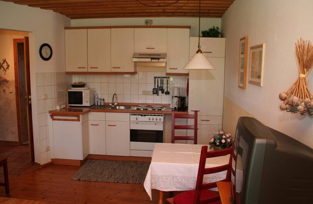 Ferienwohnung Löwenzahn, 40 qm Obergeschoss, 1 separates Schlafzimmer