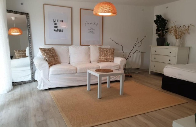 Ferienwohnung Lindenhof, zentrumsnah mit Terrasse und Grillmöglichkeit