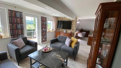 Ferienwohnung Maria mit Elbblick