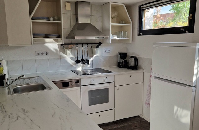 Ferienwohnung mit 47qm, 1 Doppelbett und Optional ein Schlafsofa, Max. für 4 Personen