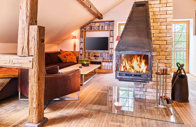 Ferienwohnung mit Balkon und Bergblick