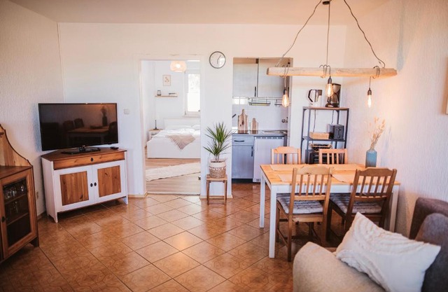 Ferienwohnung Nr 4 Boddenblick Kanu Natur Rügen