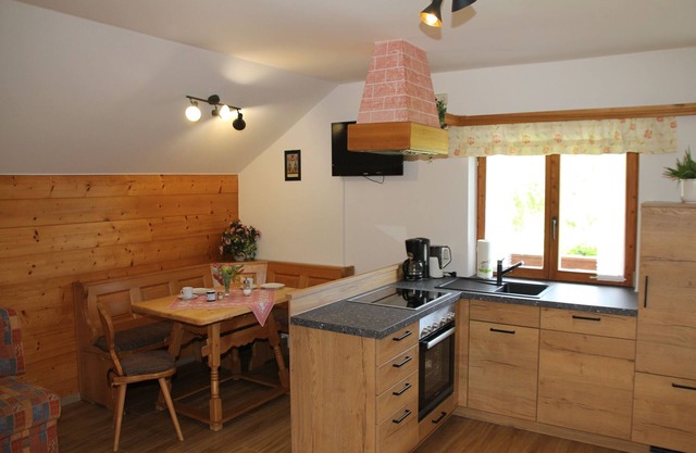Ferienwohnung Sulzberg, bis 4 Personen, 55 m², 2. Etage, 2 sep. Schlafzimmer