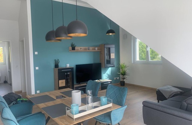 Ferienwohnung Weinbergsblick - Appartement/fewo, Dusche, WC, 1 Schlafraum