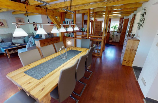 Fewo 1 in der Wassermühle Lutterbek mit Terrasse, Außenpool, Sauna, Hottube und Grillkota
