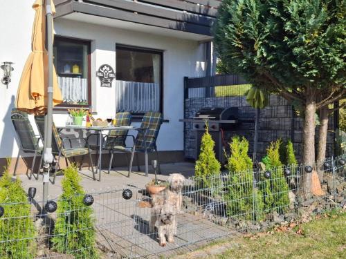 FeWo Harzer Bergwind Sankt Andreasberg, 1 Hund bis 30Kg willkommen, große eingezäunte Terrasse mit Gasgrill