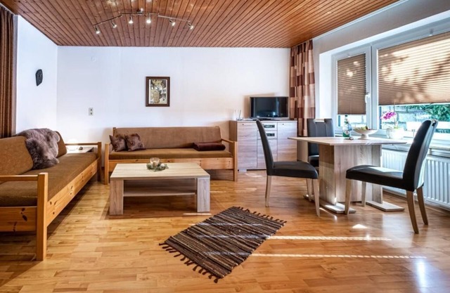 FeWo Wiesenblick | Ebenerdige 1,5-Raum FeWo mit 35qm und einer Terrasse