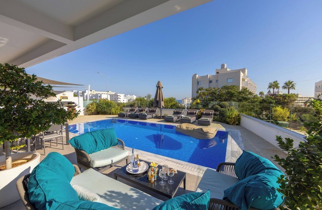 Fig Tree Bay Residences 6,Central Protaras, Heated Pool ,Elevator,Jacuzzi,Sauna