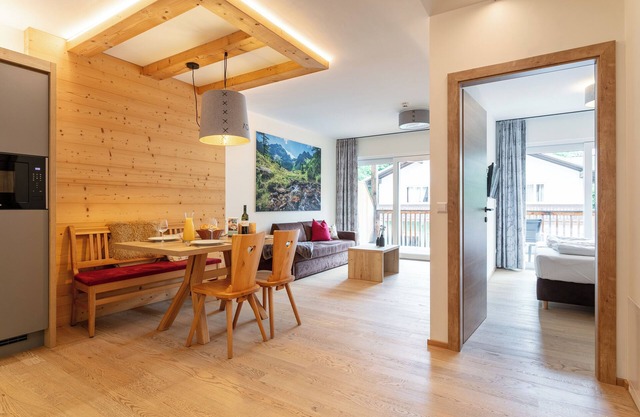 Fine apartment with a private sauna and balcony
