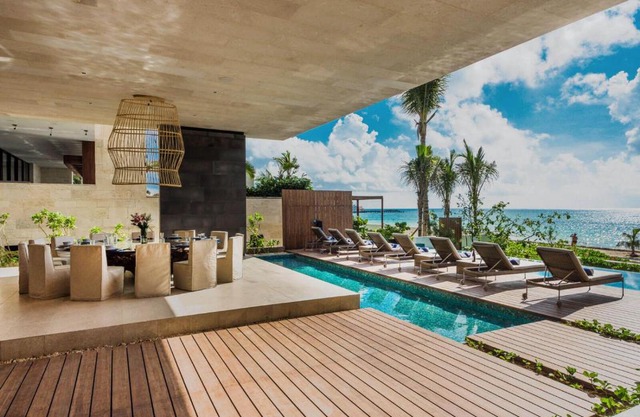 Finest Playacar Beachfront Villa - Exclusive Listing - Fully Staffed - 7 Suites