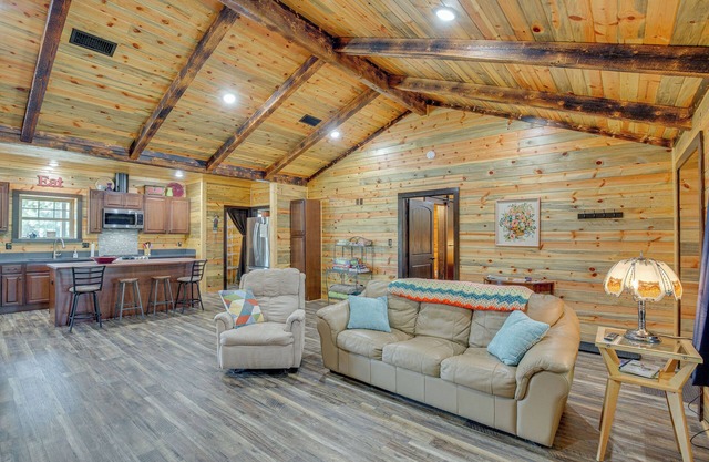 Fire Pit at Dog-Friendly Countryside Quitman Cabin