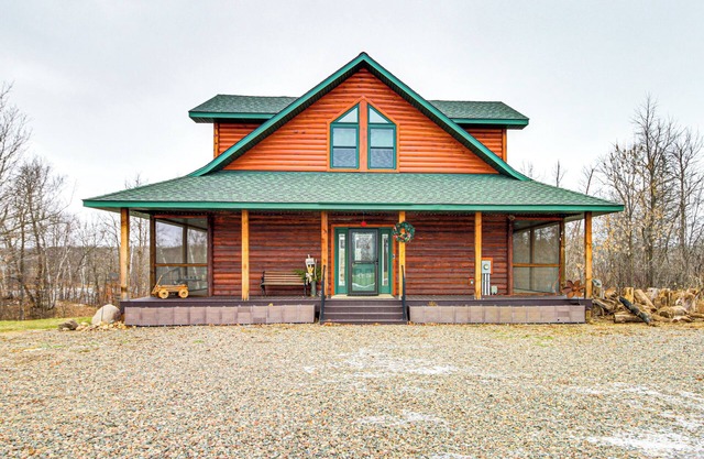 Fish & Swim: Lakefront Mora Home on 2 Acres!