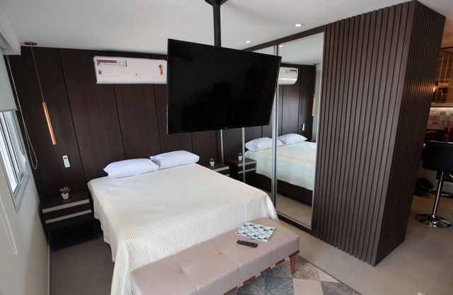 Flat 2211 - Downtown Guarulhos Apartment Bosque Maia - Wifi - Home Office - Vacancy