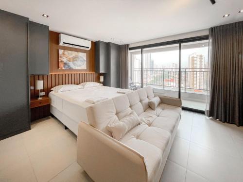 Flat Alto e Completo Com linda Vista da Cidade
