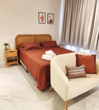 Flat reformado e aconchegante
