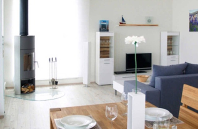 Floating House 1 Struck with fireplace - 01. Floating Houses (95 m²) with fireplace