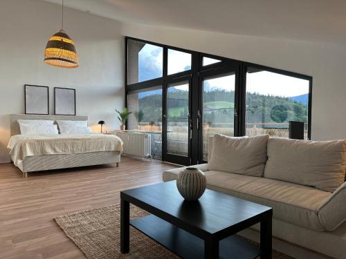 Flow Living I 118qm Design Maisonette mit Watzmannblick I Pool