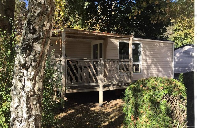 Flower Camping Les Granges * - Mobile home Loggia Comfort 32 m2 (2 bedrooms) + covered terrace 4 people