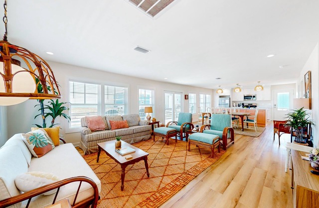 Fully renovated, beachfront home with wraparound deck & Gulf views