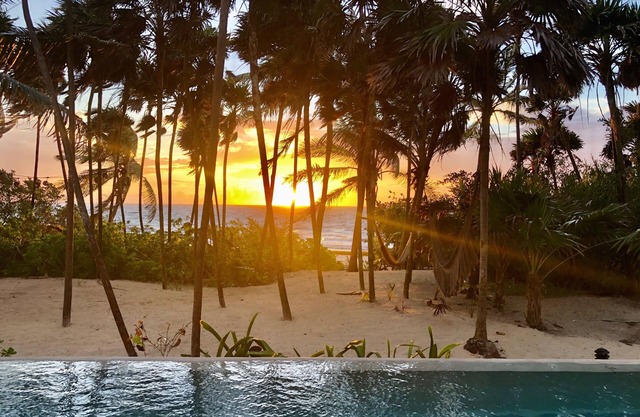 Fully serviced luxury beachfront villa in Tulumnn