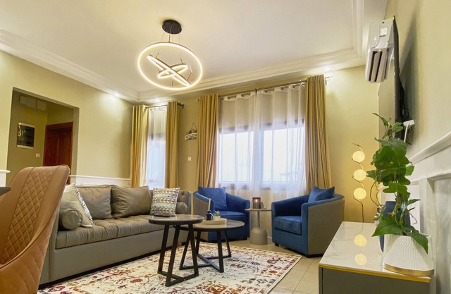 Furnished 1-bedroom apartment with WiFi, AC in center Douala.
