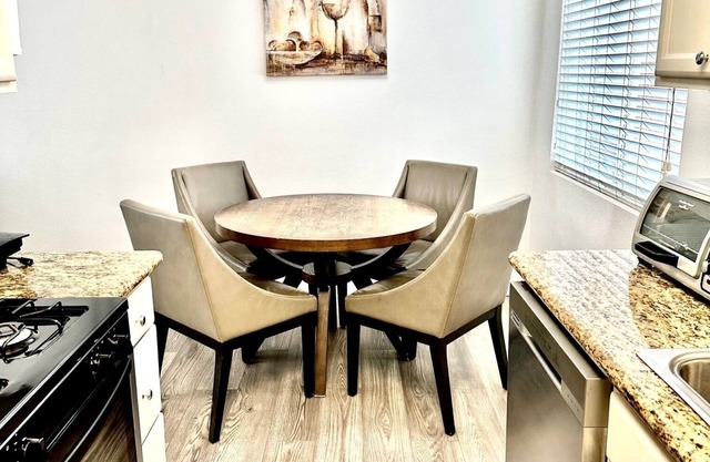 Furnished condo close proximity to the beach.