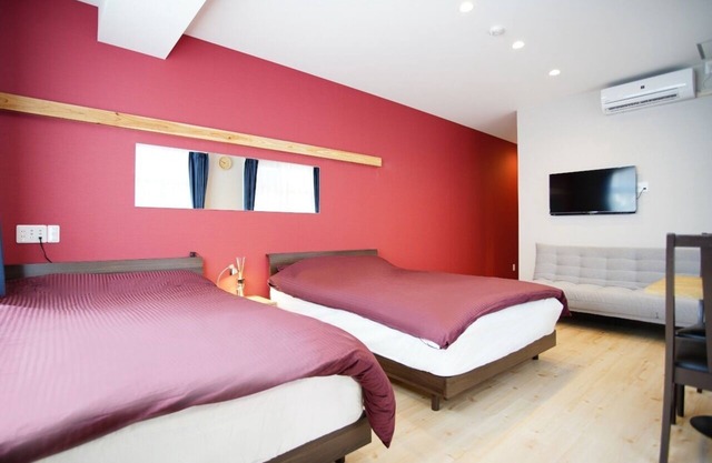 Furushima 201 2 double beds with kitchen washing/Naha Okinawa