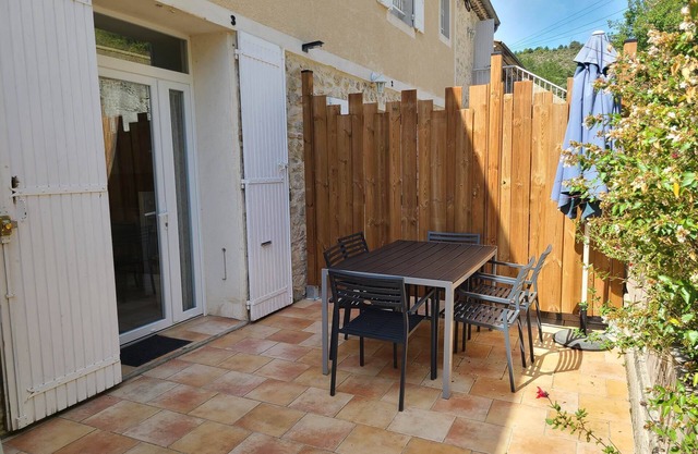 Gîte 3:60 square meter apartment near Montbrun Les Bains