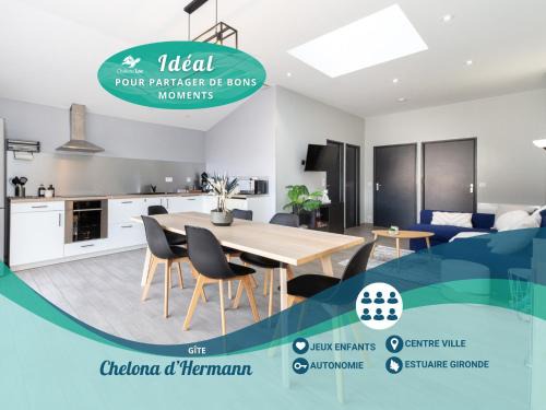 "Gîte Chelona d'Hermann" par Chelona'Loc - 2 à 6 personnes - terrasse et parking