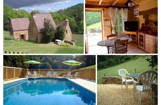 Gîte "Le BUIS" à Sarlat avec belle piscine au sel