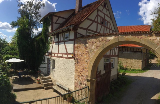 Gardener's house at the water castle Unsleben