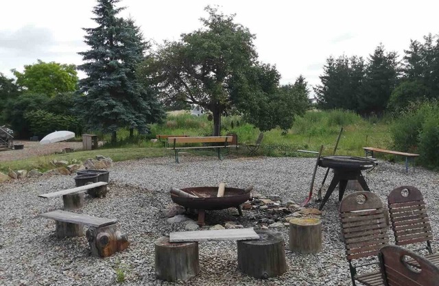 Gartenwohnung im Grünen auf Mühlengelände in der Nähe von Weimar
