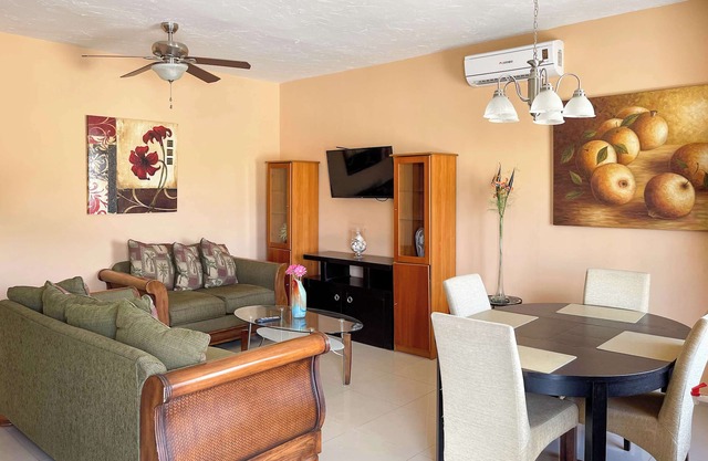 Gated 2BR Apartment near Sandy Beach 15B