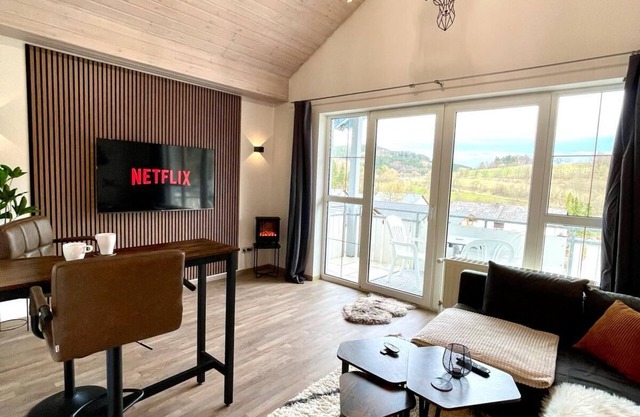 Gemütliche Balkon-oase mit Blick auf Skywalk Perfekte Lage Smart TV
