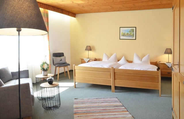 Gemütliche Ferienwohnung (55qm) für 2-3 Gäste mit überdachtem Balkon