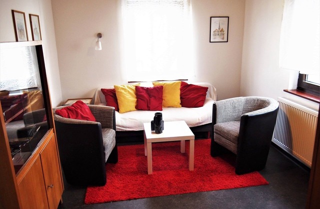 Gemütliche Ferienwohnung (45m2) mit Terrasse im alten Winzerort