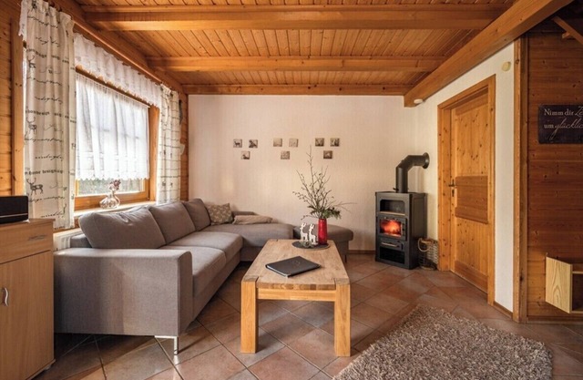 Gemütliche Ferienwohnung, idyllische Lage, mit skandinavischem Badefass