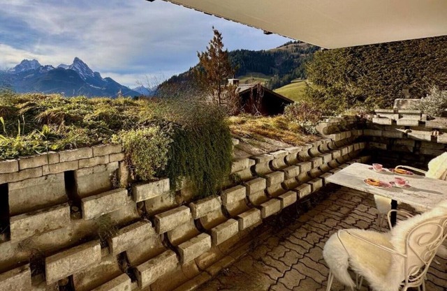 Gemütliche Wohnung 10 min von Gstaad mit Herrlicher Aussicht