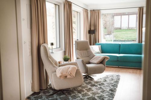 Gemütliches Ferienhaus "Glück" mit Gartensauna - Ideal für Familien & Paare