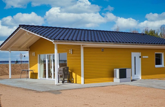 Gemütliches Schwedenhaus Smilla #2 - Skan-park Ferienhäuser & Tiny Houses am Bärwalder See